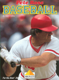 Pete Rose Baseball Atari 2600 US box art